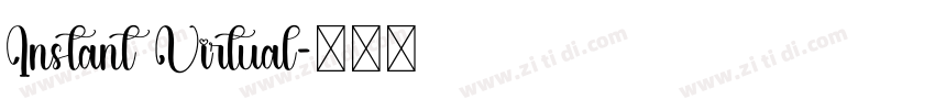 Instant Virtual字体转换